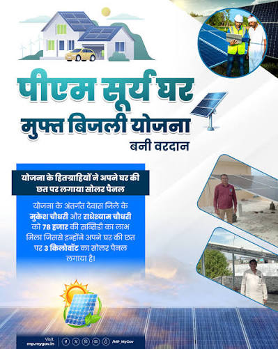 पीएम सूर्य घर मुफ्त बिजली योजना में 4 हजार से अधिक लोगों को लाभान्वित करने का है लक्ष्य