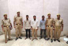 मारपीट एवं जानलेवा हमले के मुकदमे में वांछित तीन अभियुक्त गिरफ्तार