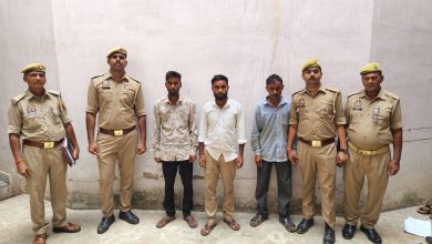 मारपीट एवं जानलेवा हमले के मुकदमे में वांछित तीन अभियुक्त गिरफ्तार