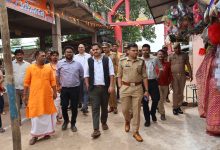 जिलाधिकारी एवं पुलिस अधीक्षक ने शिवद्वार मंदिर में कांवड़ यात्रा व्यवस्थाओं का किया स्थलीय निरीक्षण