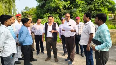 जिलाधिकारी ने औद्योगिक लॉजिस्टिक योजनांतर्गत की प्रस्तावित सड़क परियोजनाओं का किया स्थलीय निरीक्षण