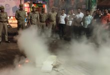 अग्नि सुरक्षा को लेकर सोनभद्र पुलिस का जागरूकता अभियान