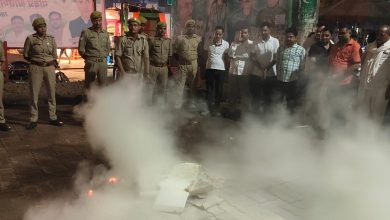 अग्नि सुरक्षा को लेकर सोनभद्र पुलिस का जागरूकता अभियान