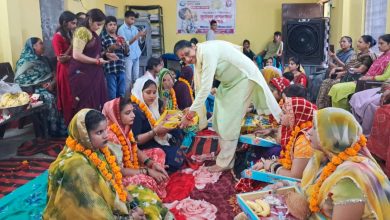 दिव्यांग बालक छात्रावास में आयोजित किया गोद भराई कार्यक्रम, गर्भवती महिलाओं को दिया सुपोषण का संदेश