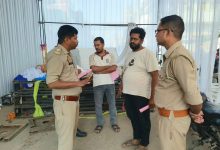 पुलिस अधीक्षक सोनभद्र अभिषेक वर्मा के निर्देशन में निर्माणाधीन दुर्गा पंडालों में अग्निसुरक्षा के दृष्टिगत चलाया गया निरीक्षण अभियान